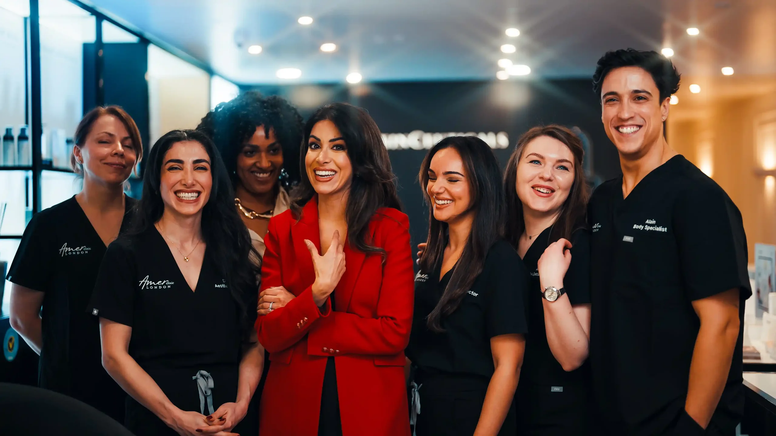 Expert medical aesthetics team at Amer Clinic London led by Dr Priyanka Chadha