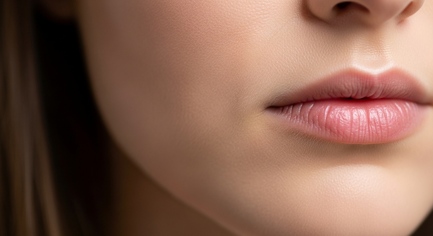 Woman with lifted tightened facial skin after Morpheus8 treatment at Amer Clinic London