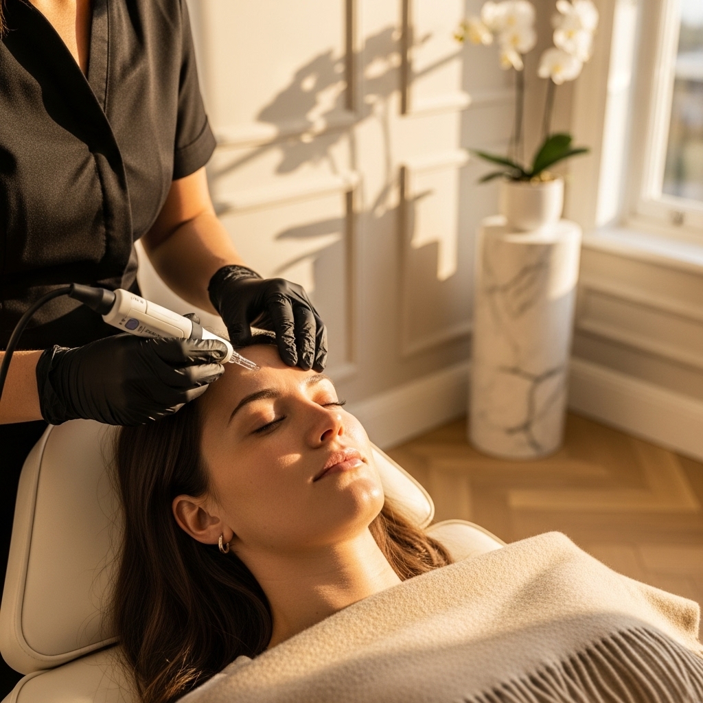 Exosome serum vial for regenerative skin therapy at Amer Clinic London