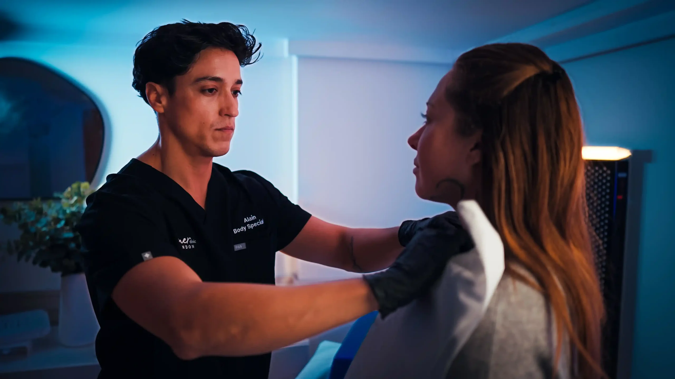 Sophisticated reception area at Amer medical aesthetics clinic in London