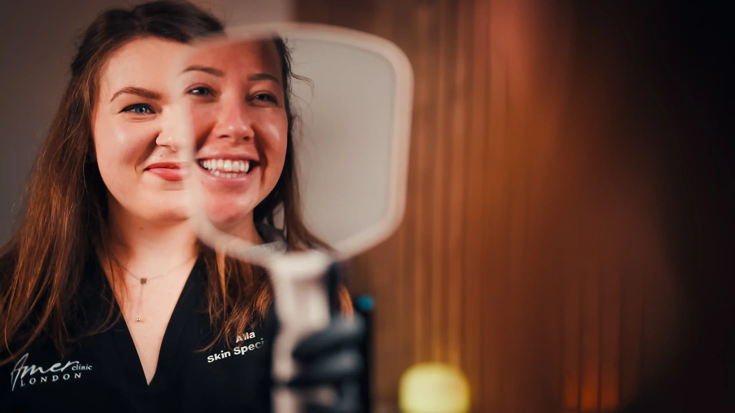 Patient receiving luxury aesthetic treatment in serene environment at Amer Clinic Kensington